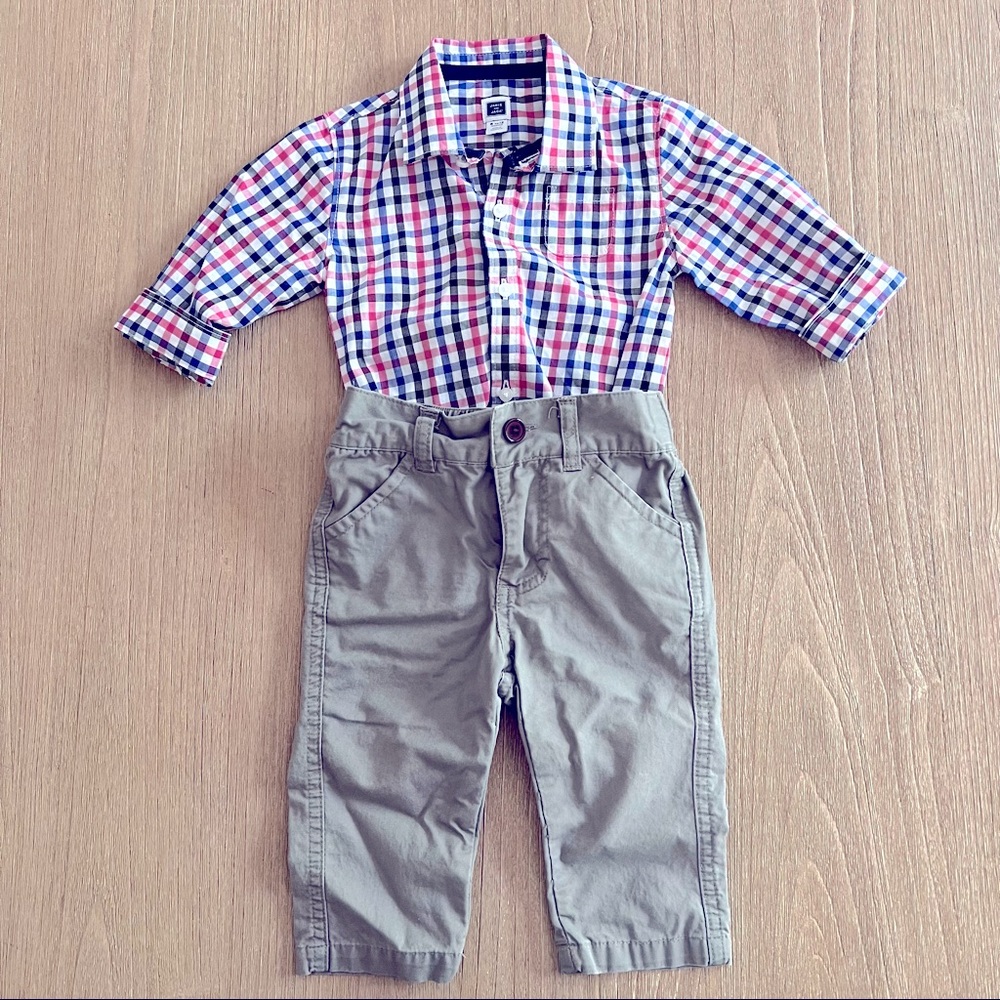 Janie and Jack Dress Shirt & Andy and Evan Pants